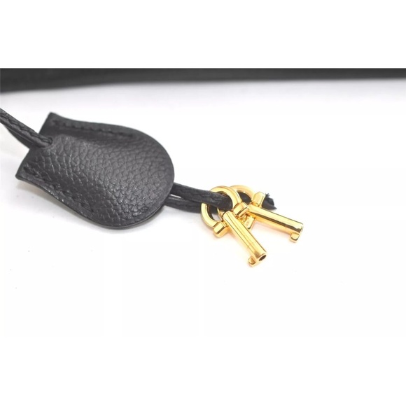 Authentic Salvatore Ferragamo 2Way Shoulder Hand Bag Leather Black - Picture 14 of 16